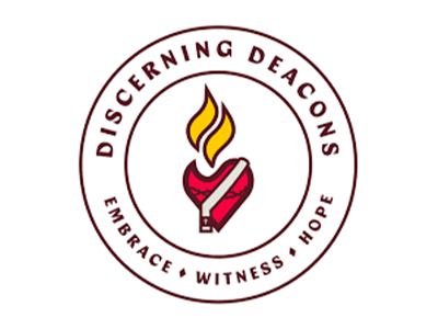 Logotipo de «Discerning Deacons», una iniciativa dedicada a explorar y ampliar el papel de los diáconos en las iglesias católicas y a promover la presencia de las mujeres en la Iglesia católica