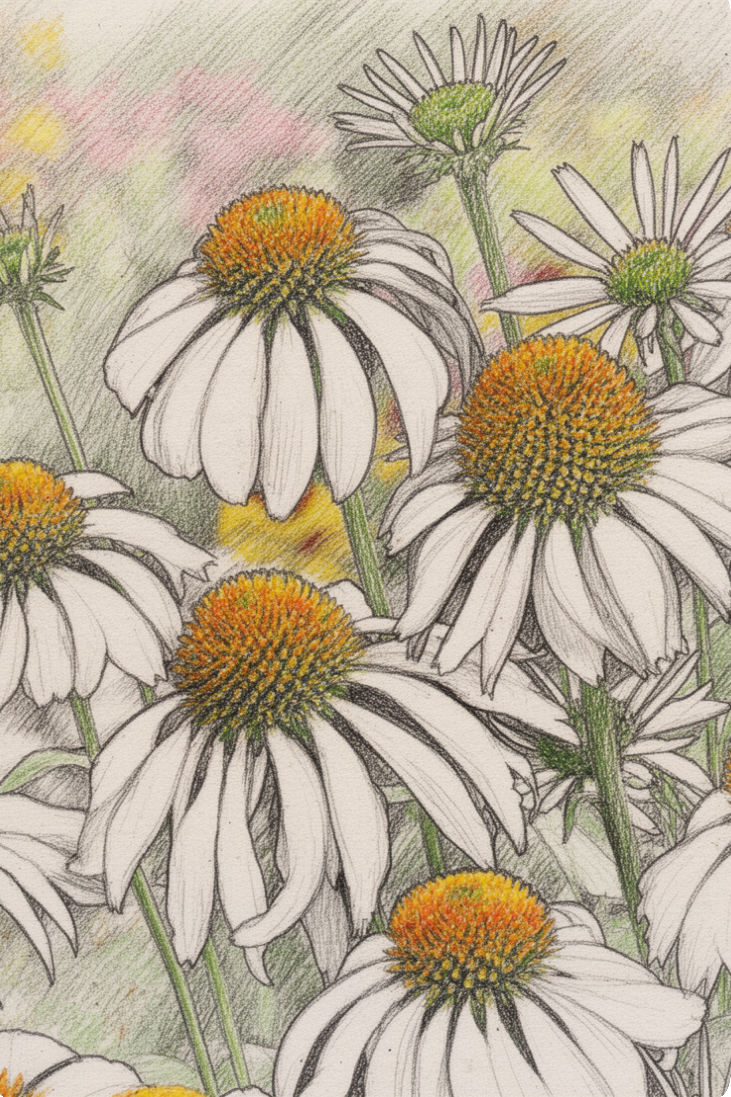 Echinacea 'White Swan'