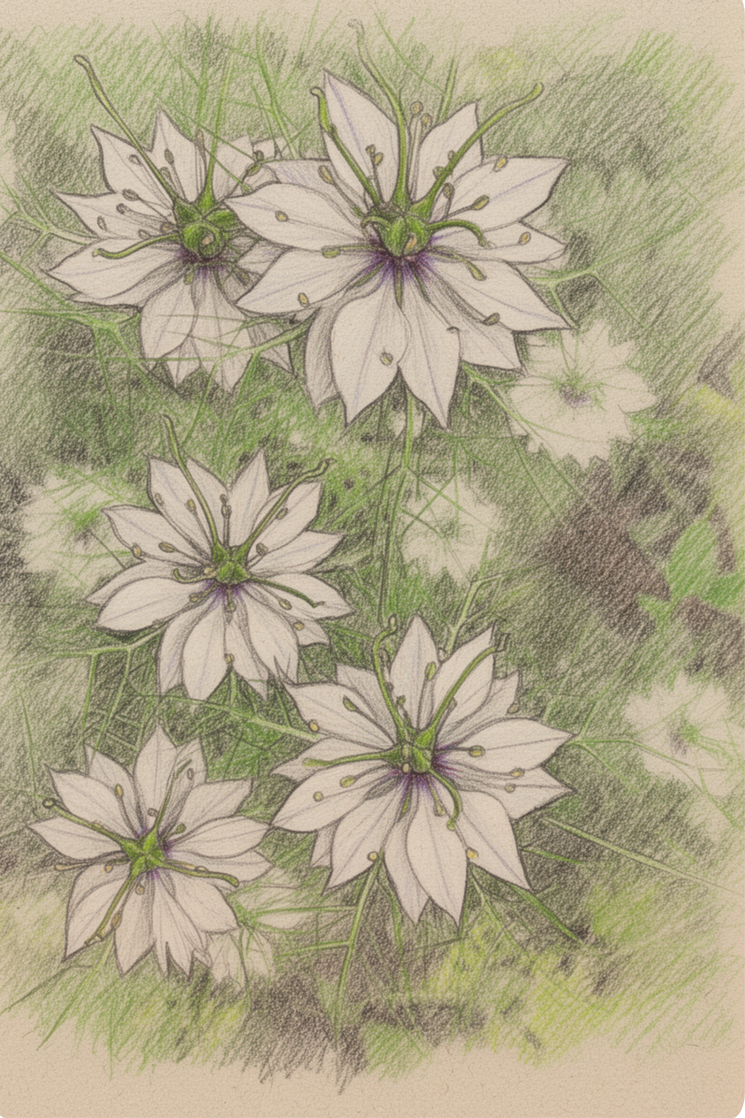 Love-in-a-Mist ‘Miss Jekyll Alba’