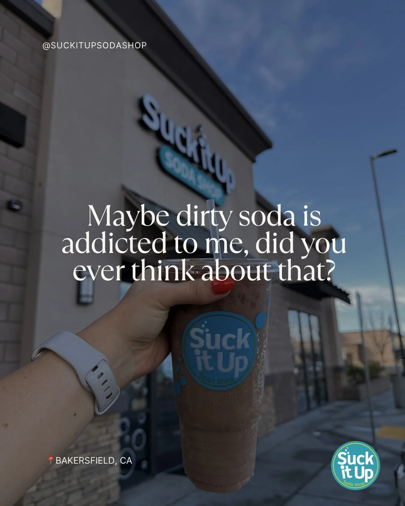 🤔 it&rsquo;s me, hi, I&rsquo;m the problem it&rsquo;s me! 

#dirtysodabakersfield #springbreakinbakersfield #bakersfielddirtysoda #californiadirtysodashop #northwestbakersfield