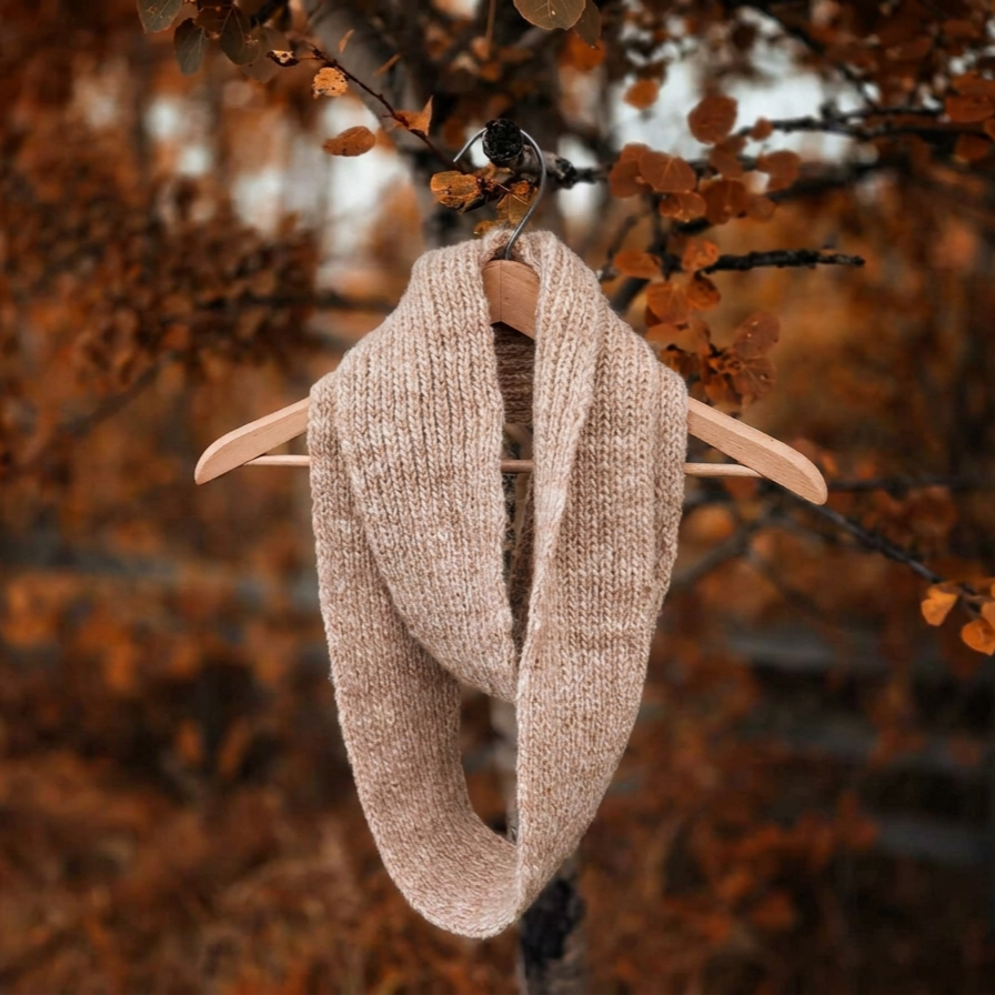 Infinity Scarf | Custom Pet Fur Wearable Keepsake