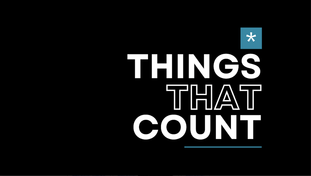 Cover image for Things That Count sermon series from Westover Hills Church of Christ