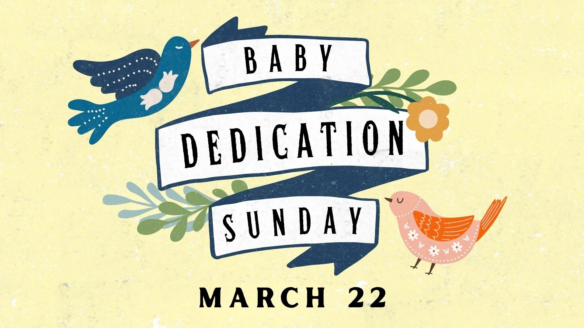 Baby Dedication Sunday