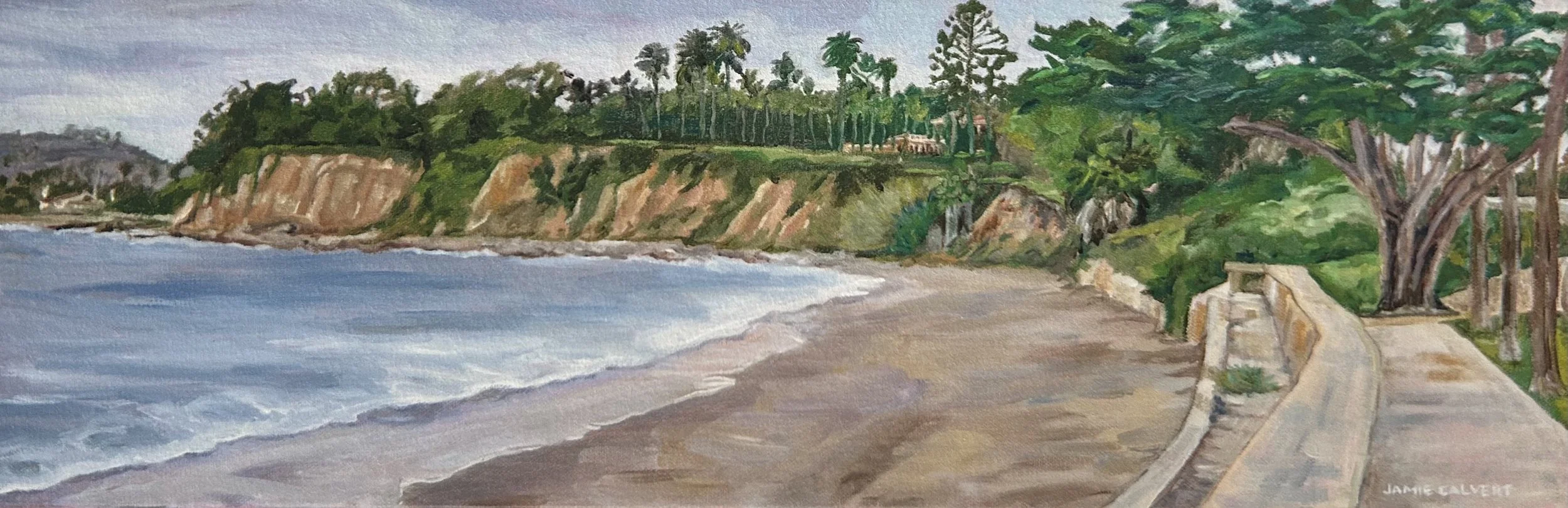 "California Winter", Oil Painting