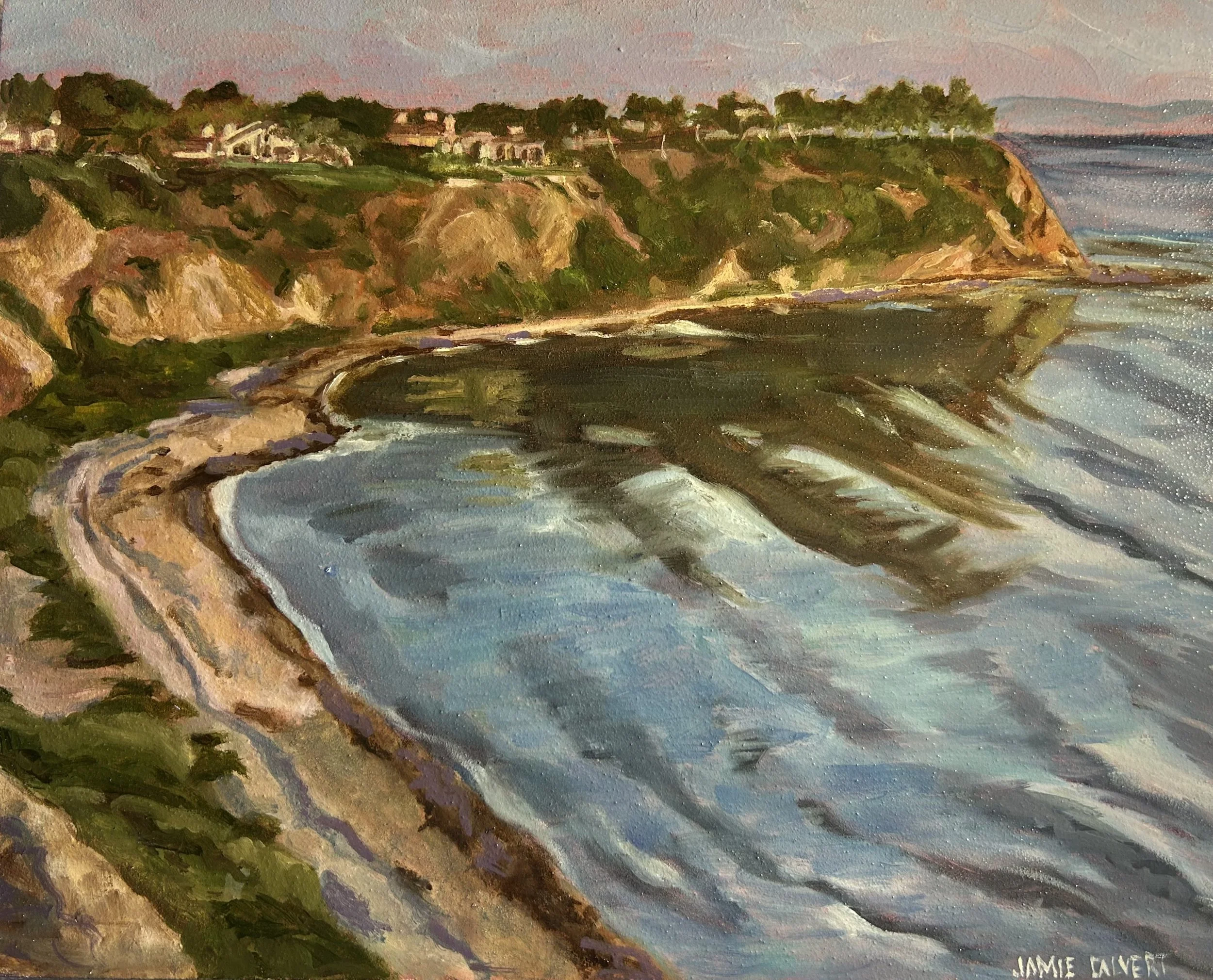 The Cliffs at Dusk Oil Painting