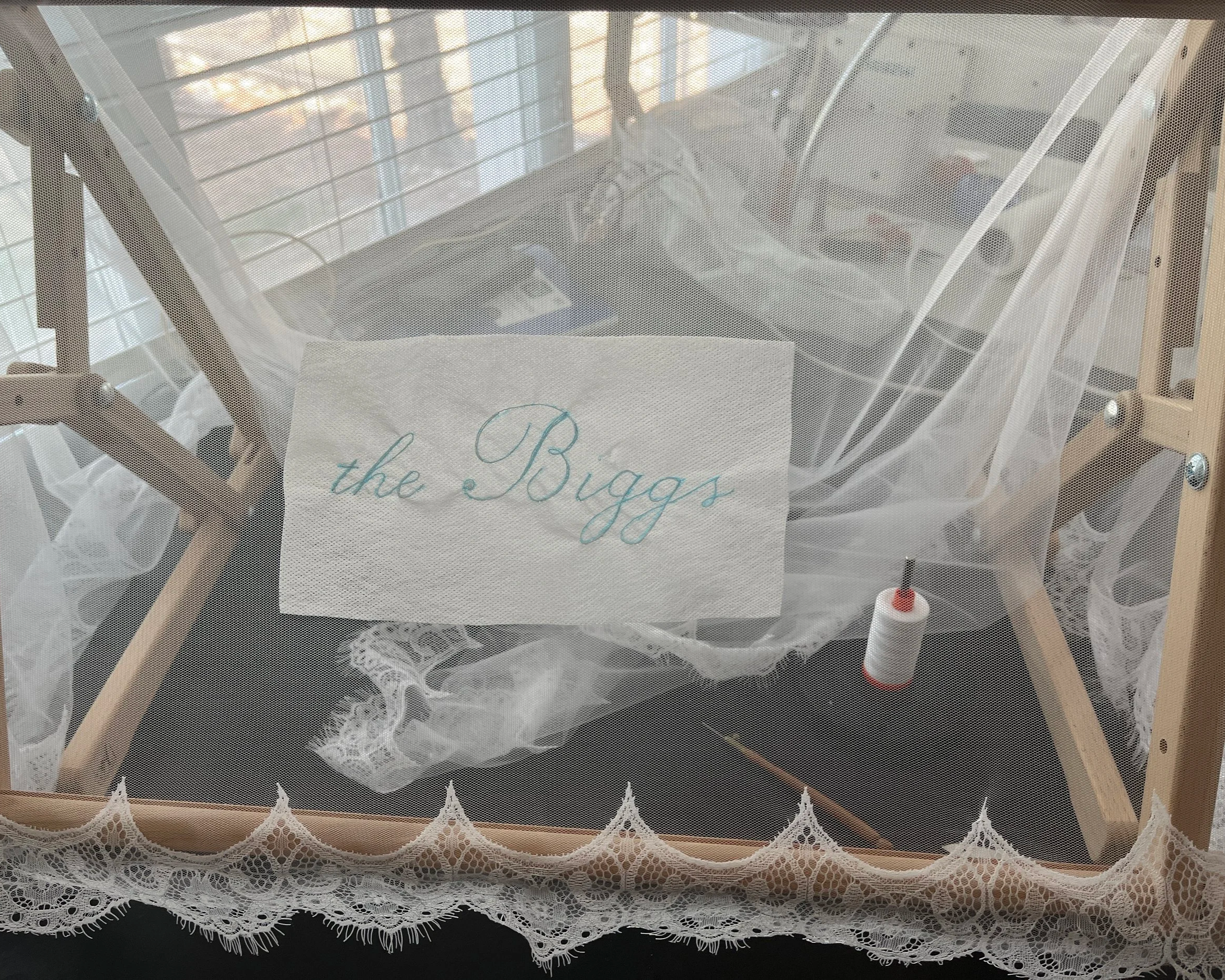 Custom Drape Veil for Holly