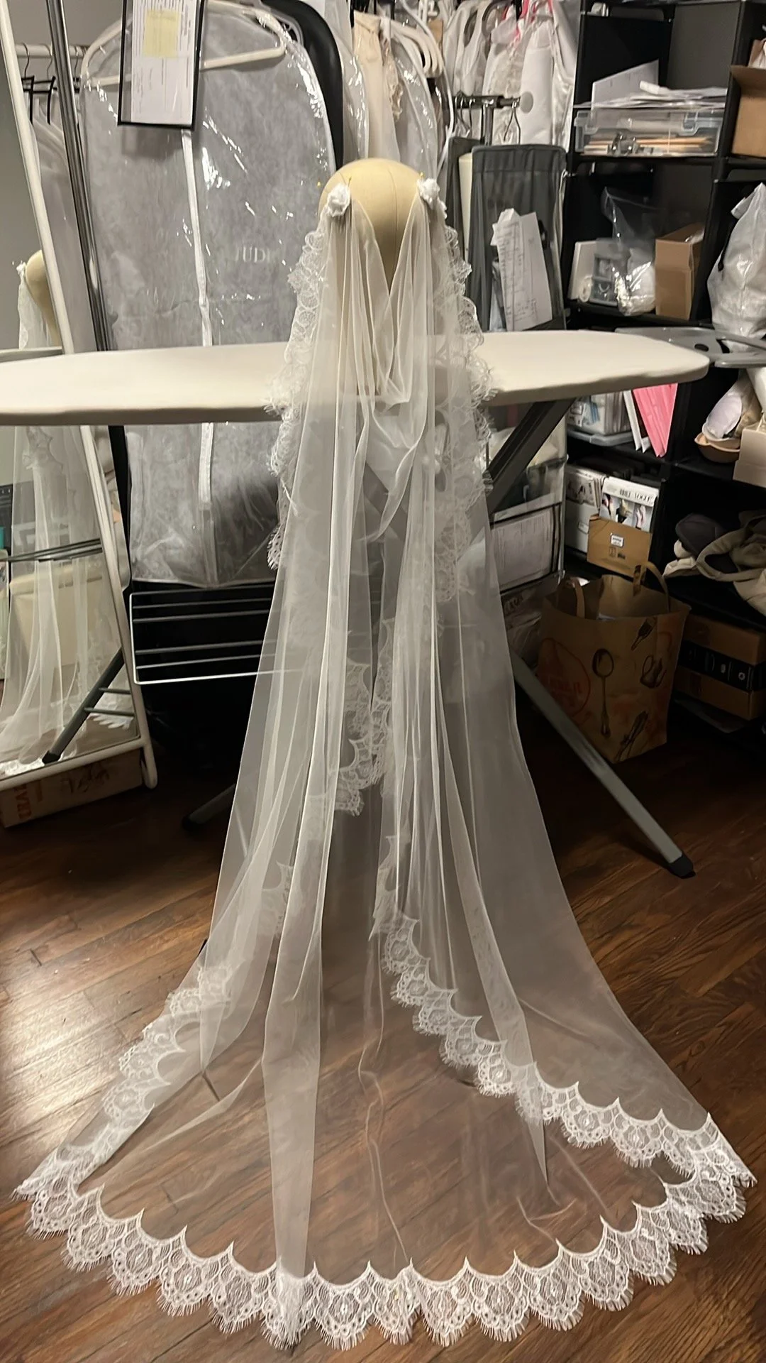 Custom Drape Veil for Holly