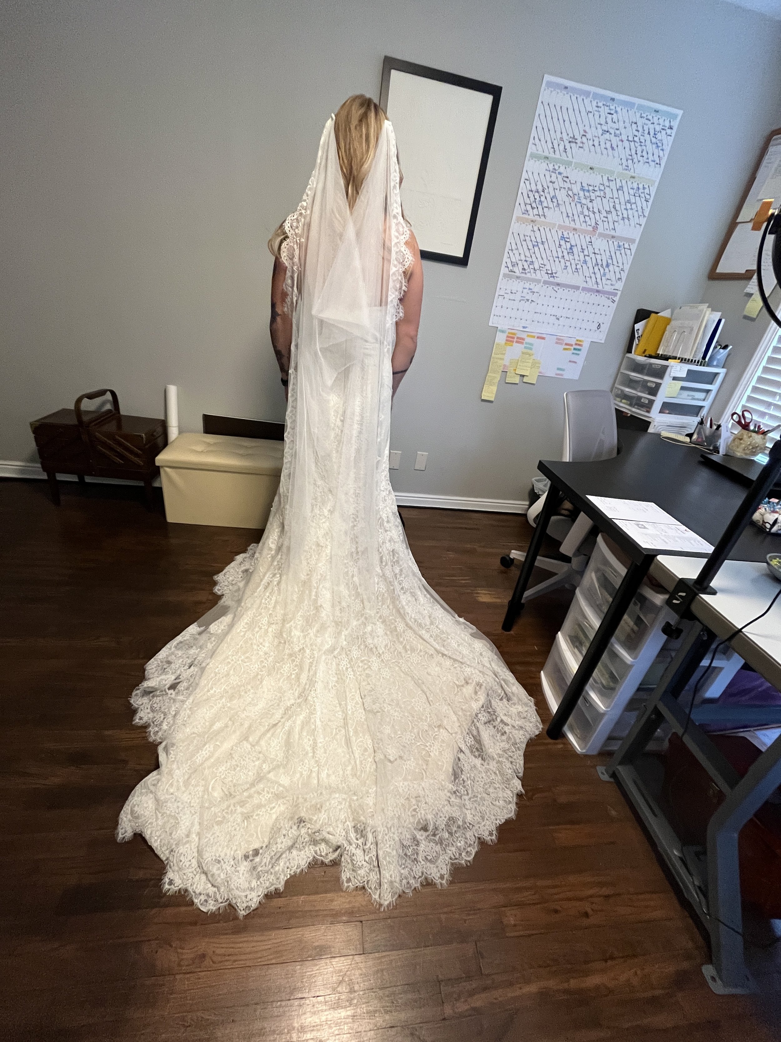 Custom Drape Veil