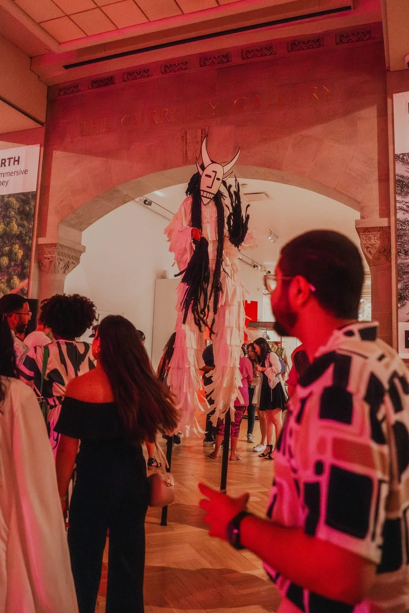Moko Jumbie in Toronto at the Royal Ontario Museum