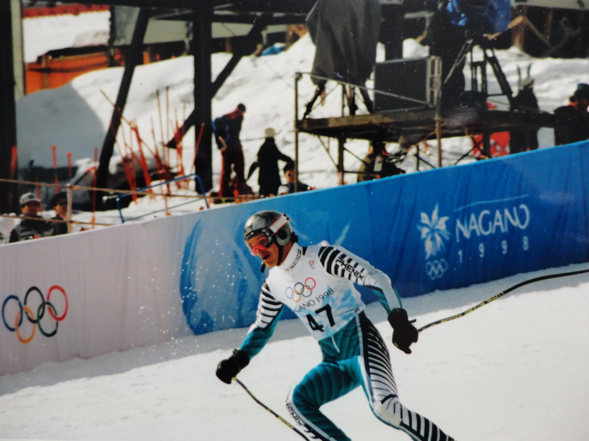 Marcelo Apovian competindo nas olímpiadas