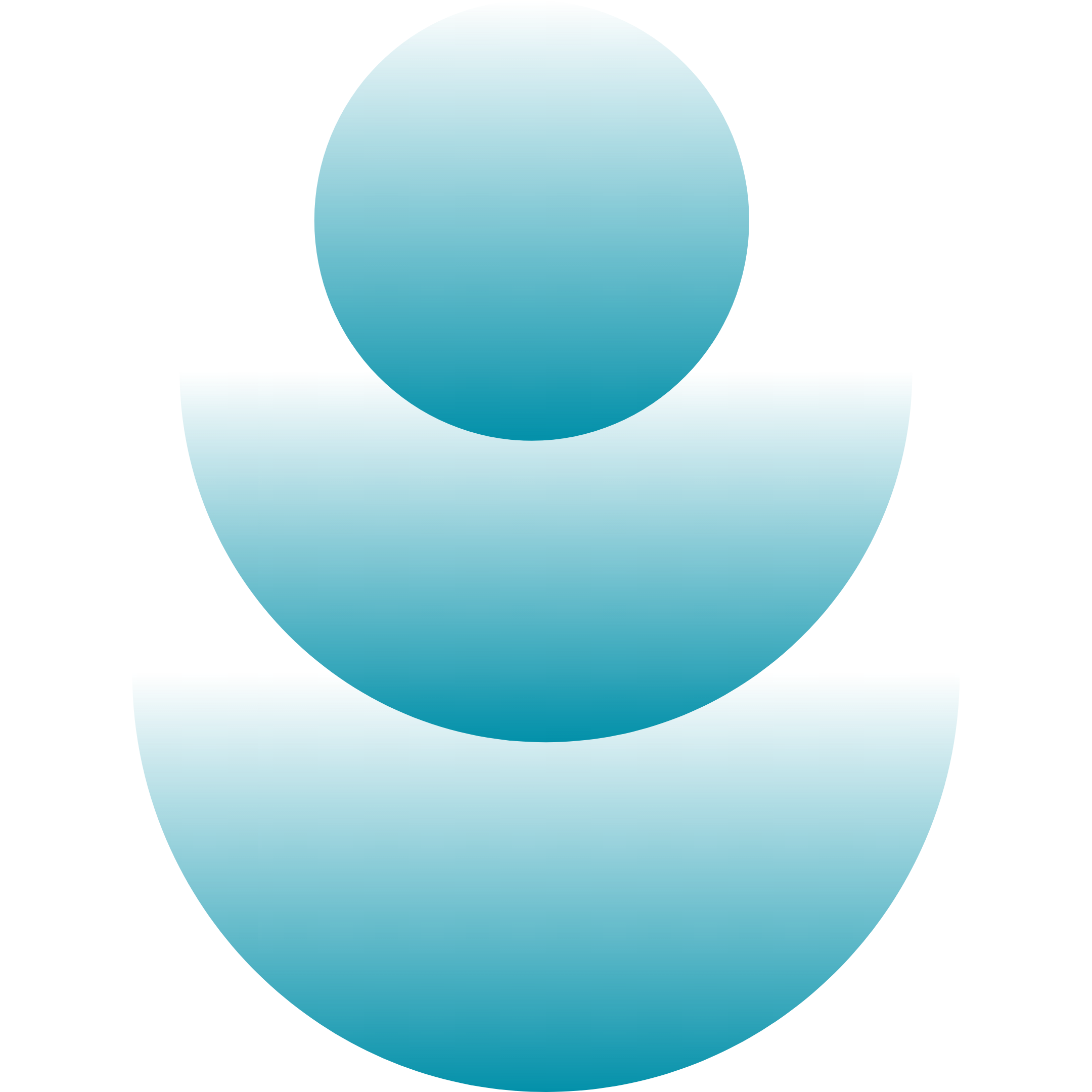 Ícone gradiente símbolo de pessoas e treinamentos