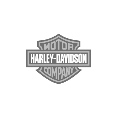Harley-Davidson logo in black and white.