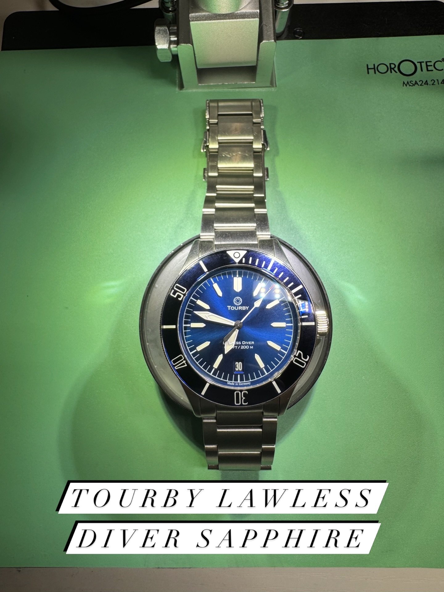 Amazing German Tourby in for brushed grain correction. Had a bad polish job. 🇩🇪