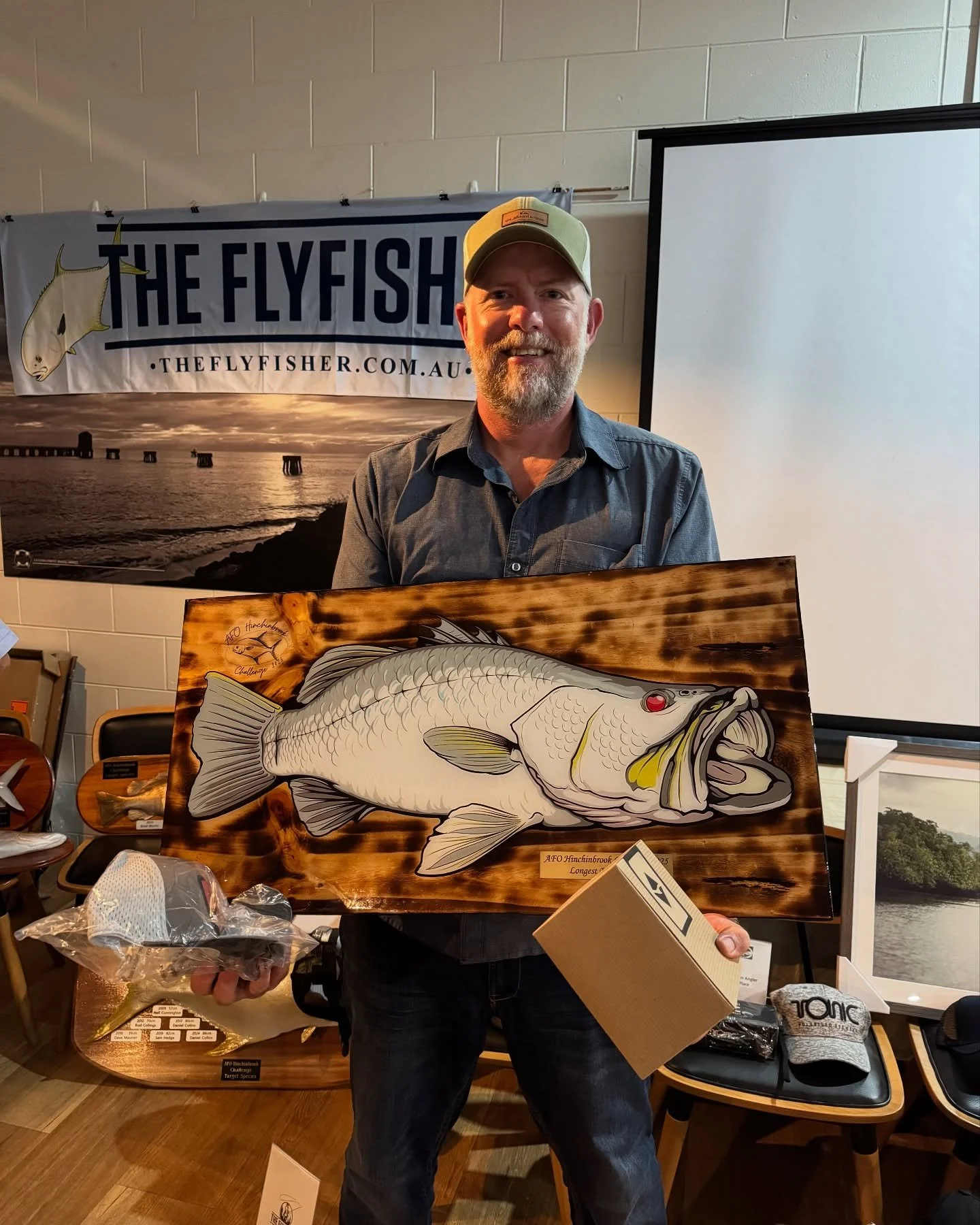 The Flyfisher Longest Barramundi 2025 and Meritorious Capture 2025

@theflyfisher 

90cm Barramundi Scott Stephens @scott.stephens.5249349 

Great fishing Scott fantastic barra on fly mate #hinchinbrookflychallenge