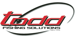Logo for EJ Toad Fishing Solutions with stylised text.