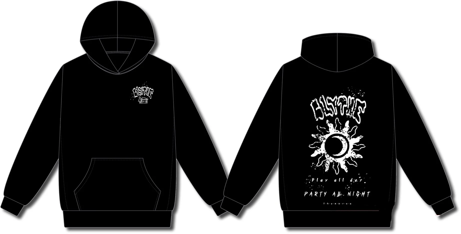 Play All Day Party All Night Hoodie