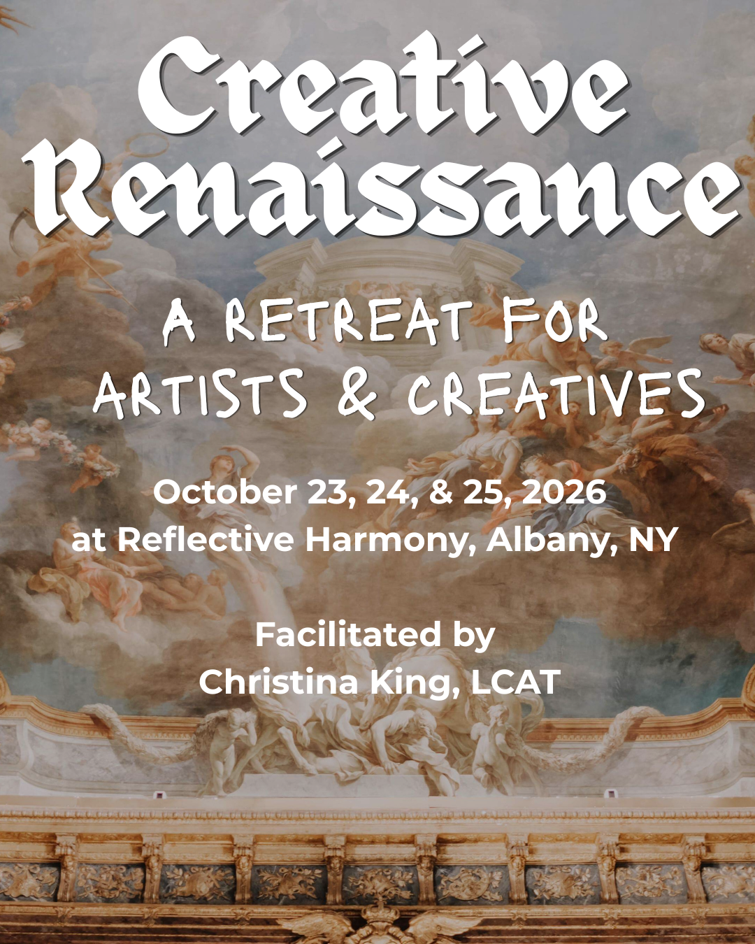 The Creative Renaissance with Christina King, LCAT -- October 23, 24, & 25, 2026