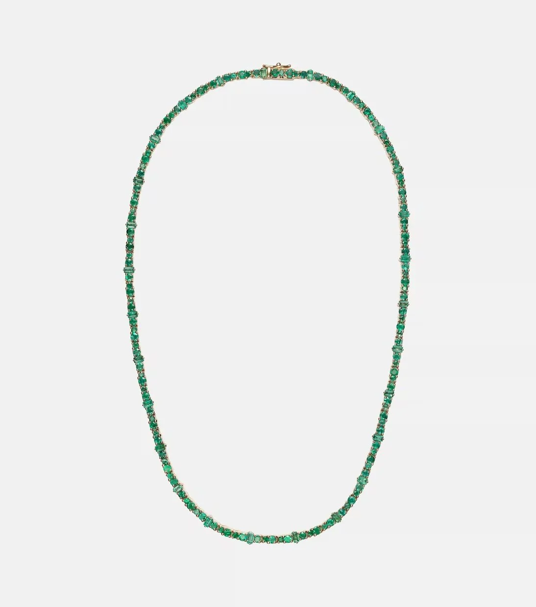 Emerald Lagoon Tennis Necklace