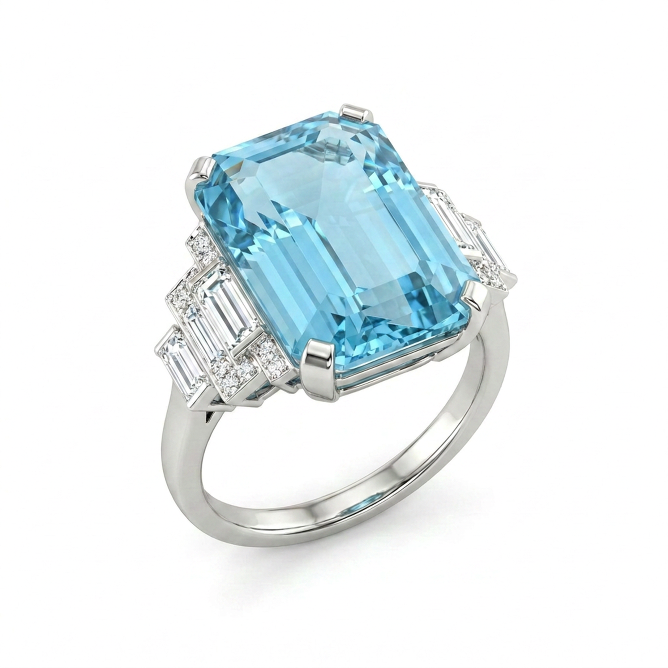 Exuma Blue Cocktail Ring