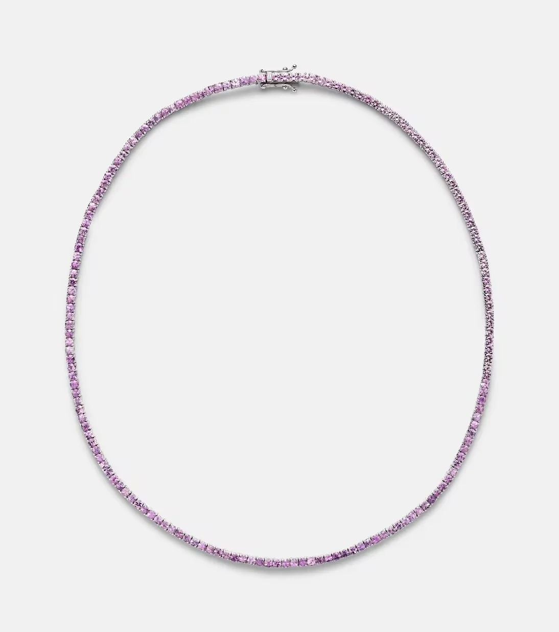 Blushing Shores Tennis Necklace