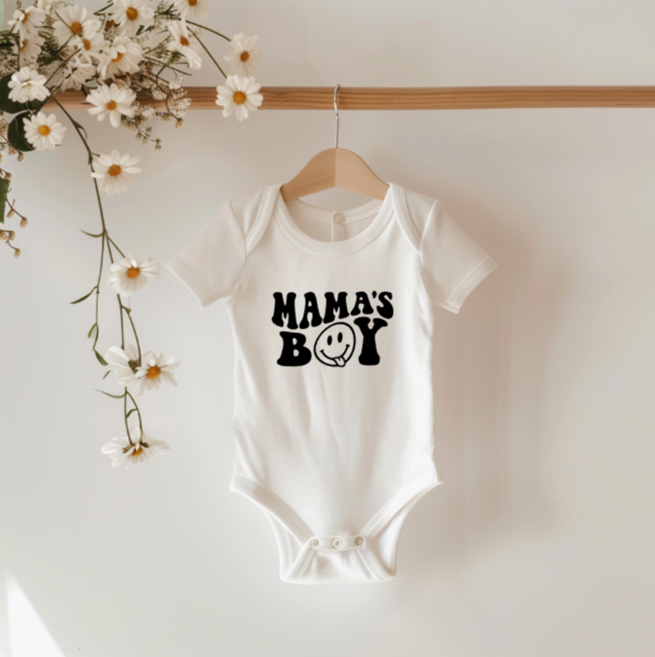 Mama's Boy Baby Bodysuit