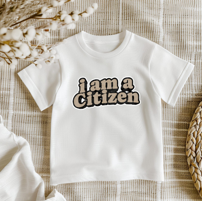 I am a citizen human rights tshirt toddler