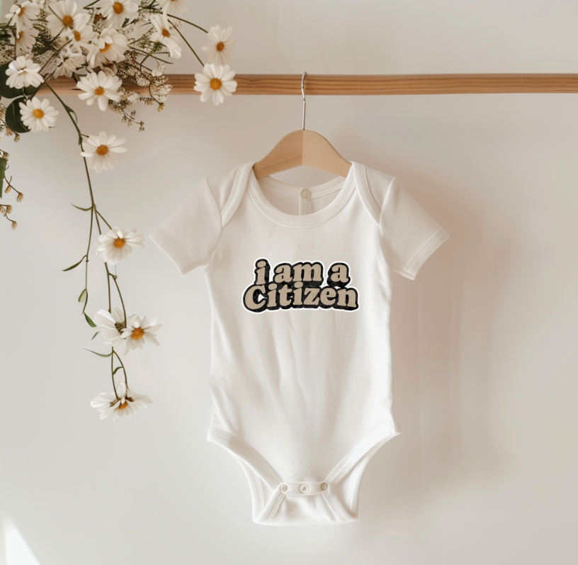 I am a citizen human rights baby bodysuit