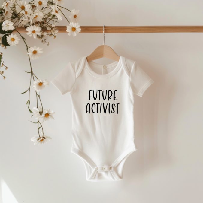 Future Activist baby bodysuit