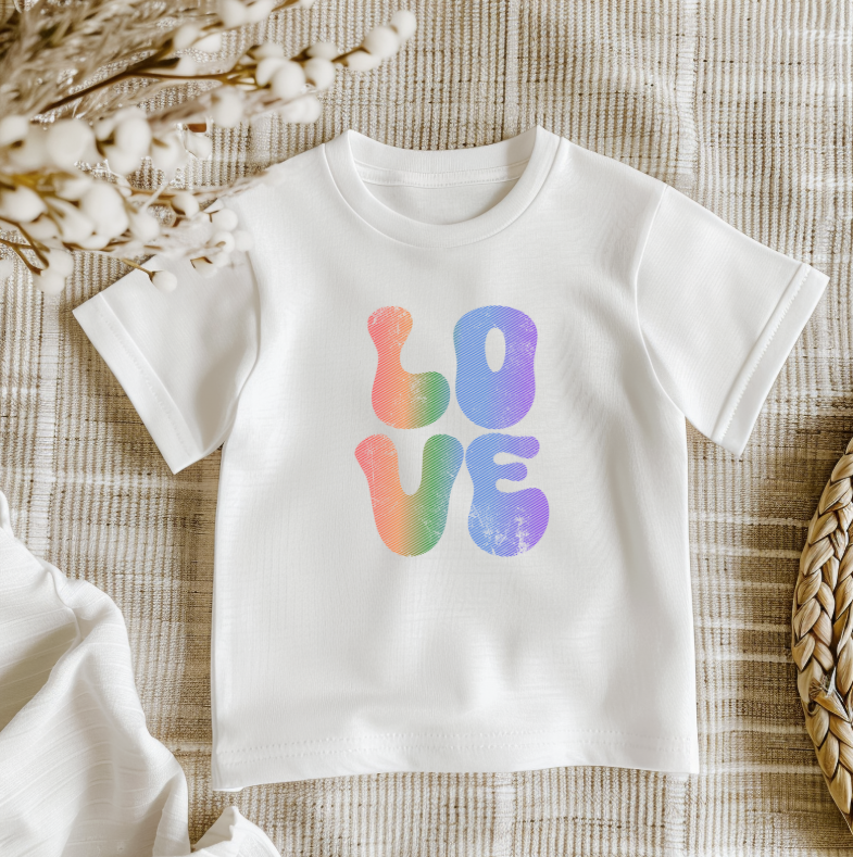 Pride love toddler t-shirt