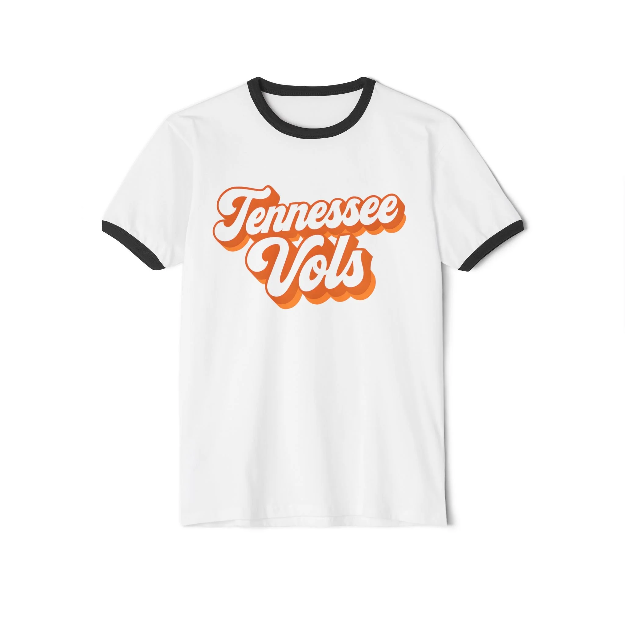 Tennessee Vols Retro Ringer T-Shirt – Football Game Day Tee, Tailgate Apparel, UT Vols Fan Gear
