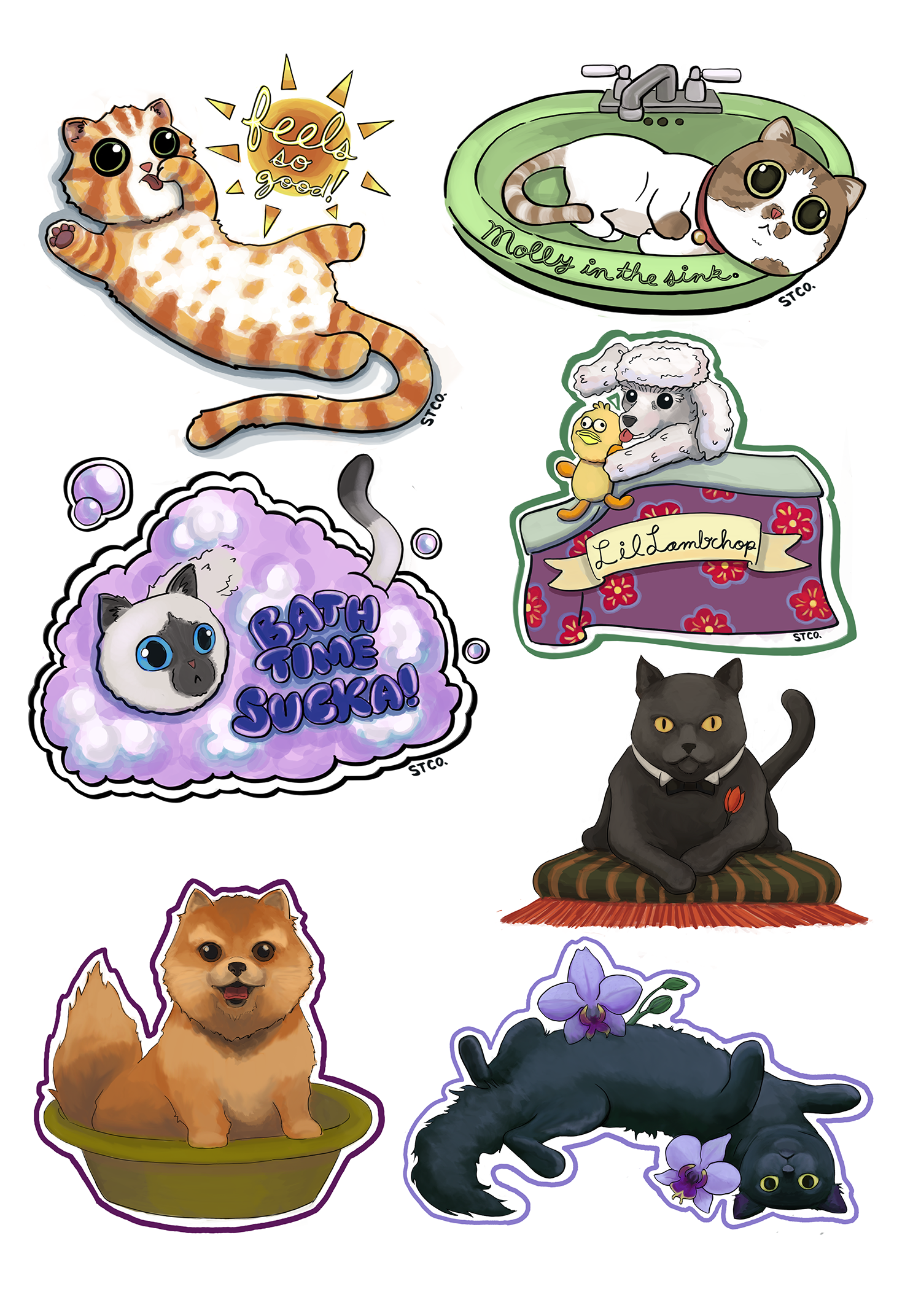 Animal Stickers- STCO