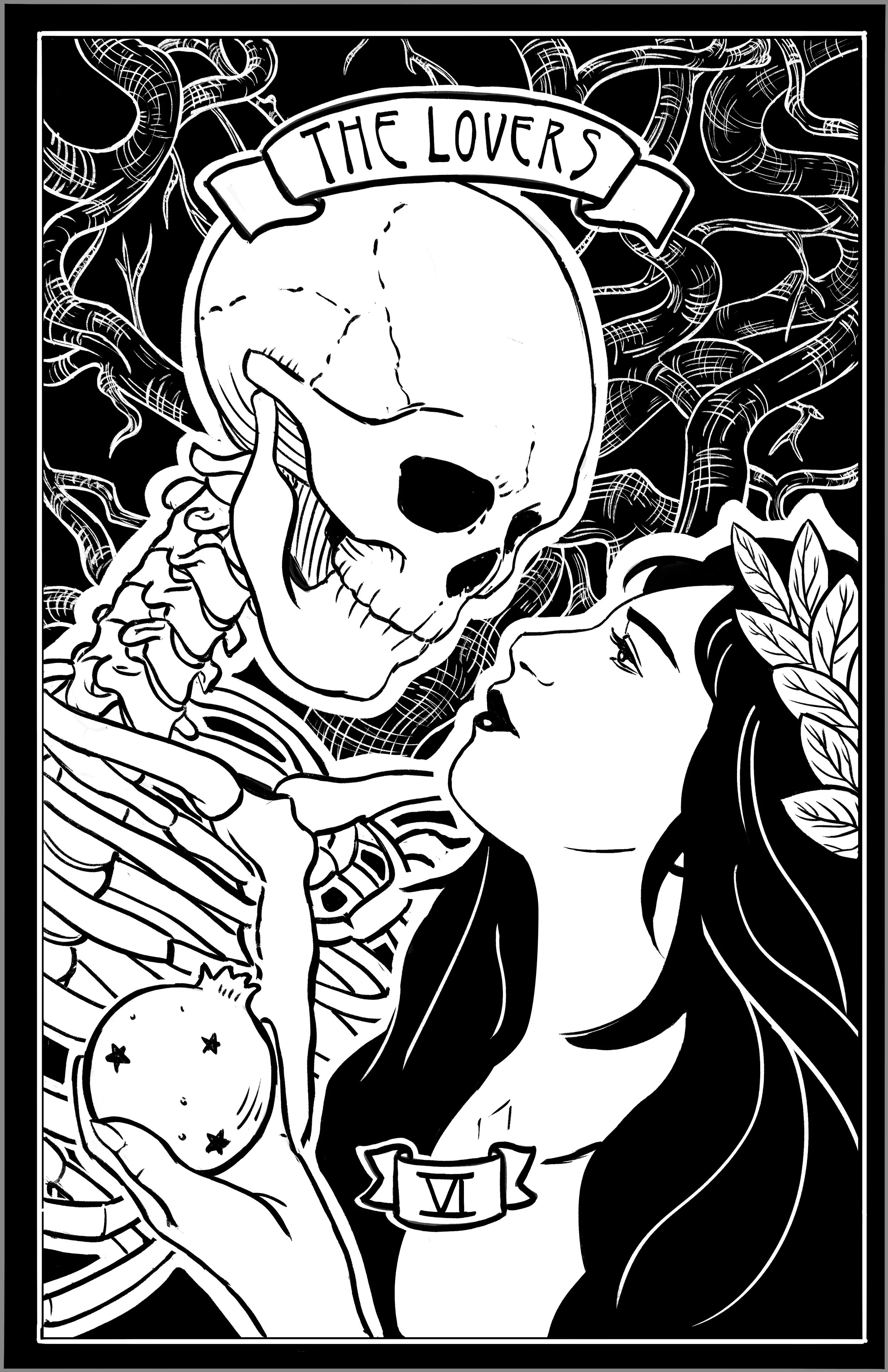 The Lovers - Digital Art - 11x17