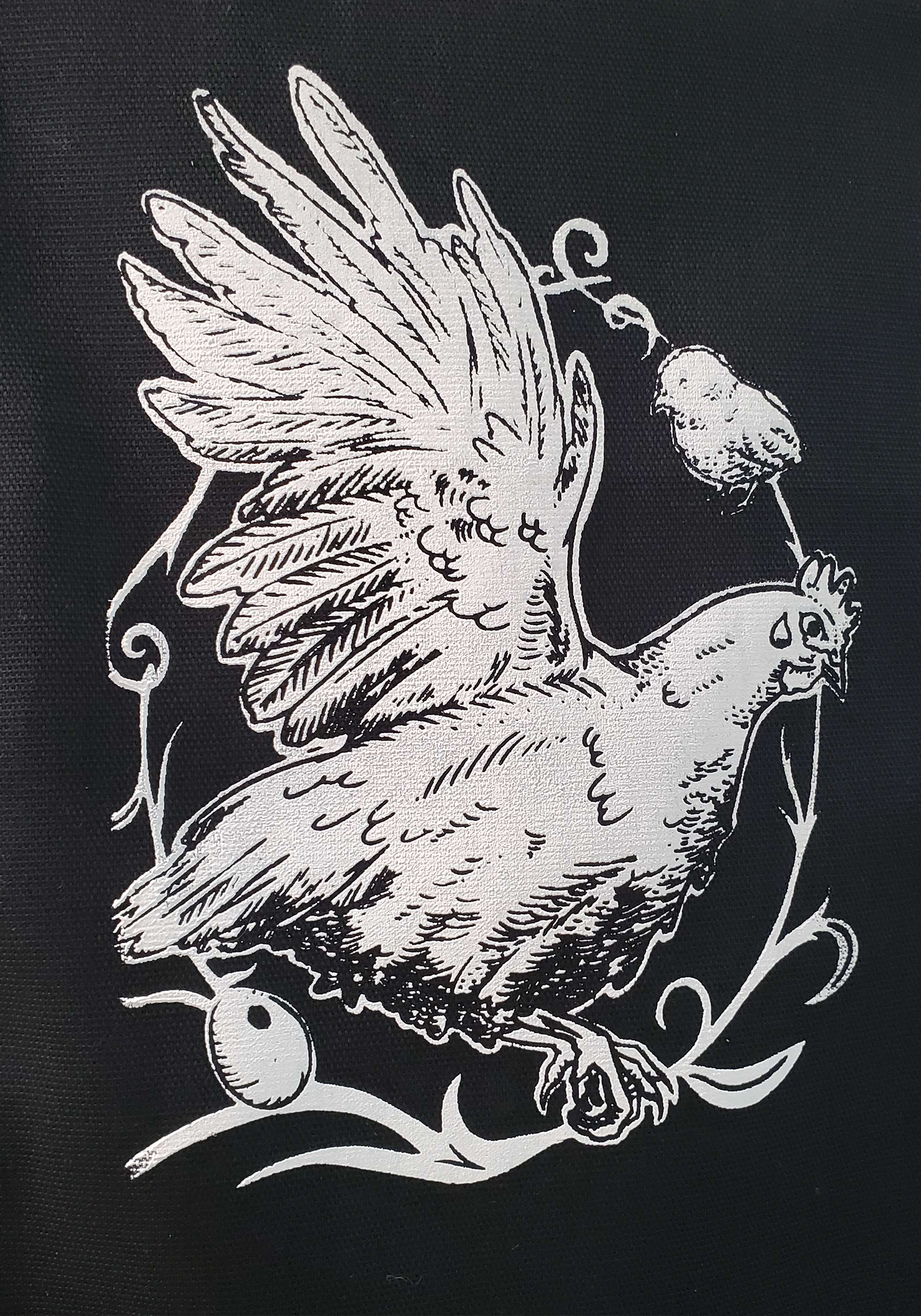 Chicken- Plastisol on Canvas