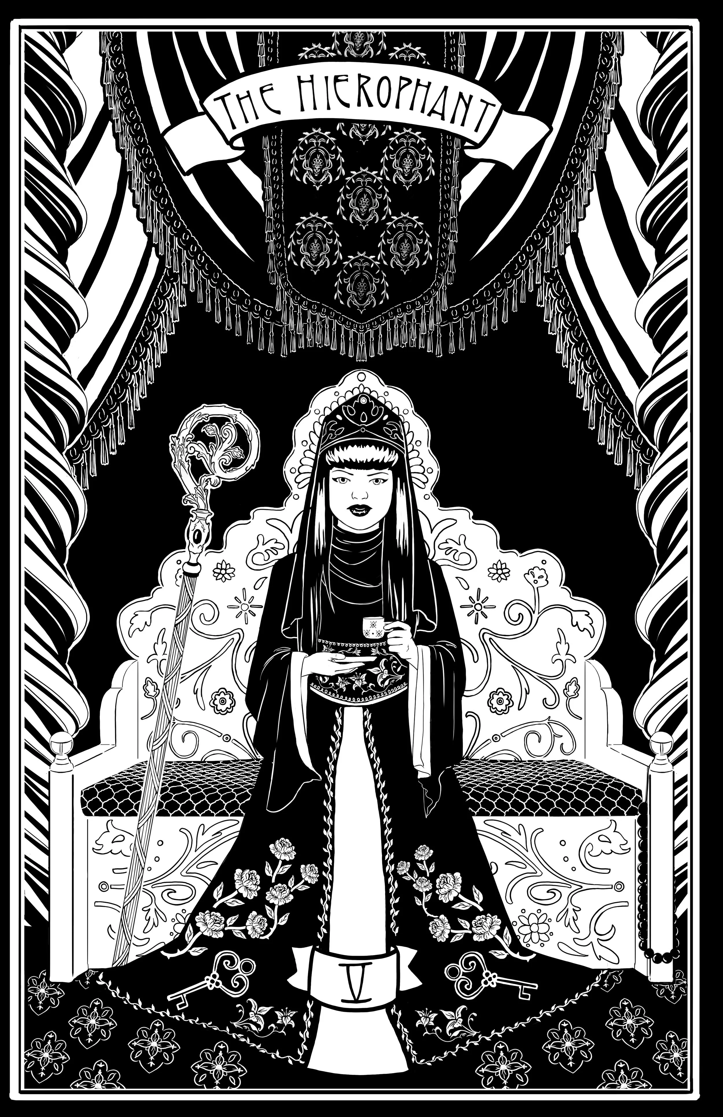 Hierophant- Digital Art 11x17