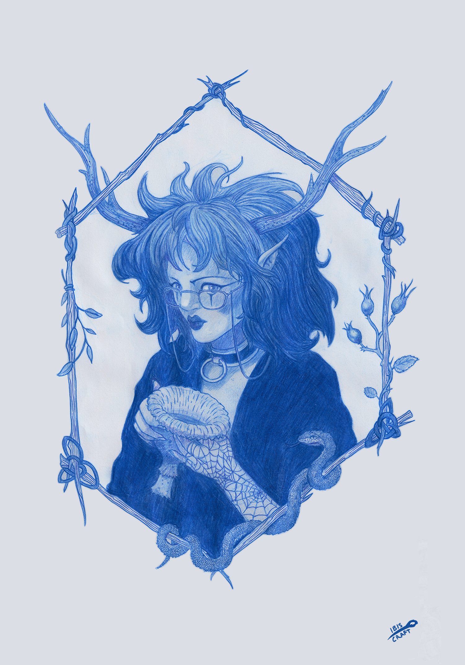 Blair- Col Erase Pencil on Paper