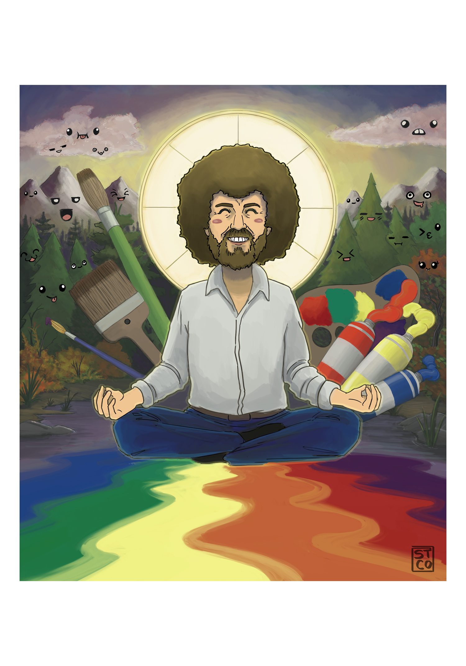 Divine Bob Ross- STCOArchives 2015-2019