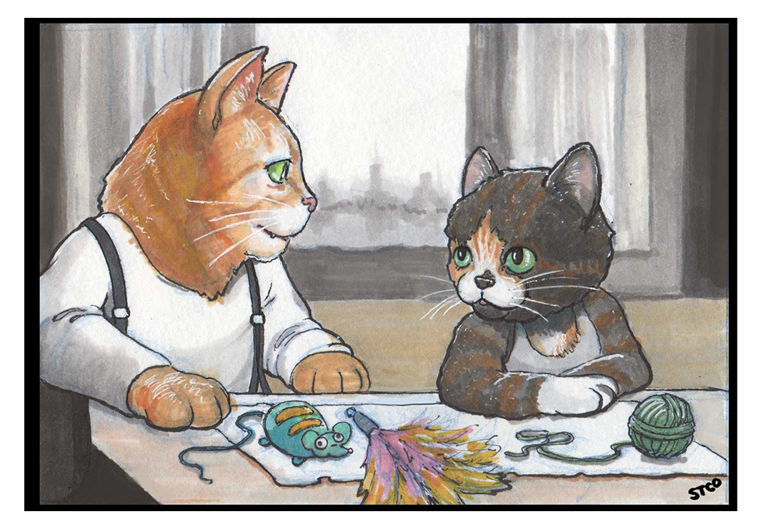 The Purrfesional- STCO Markers on Paper