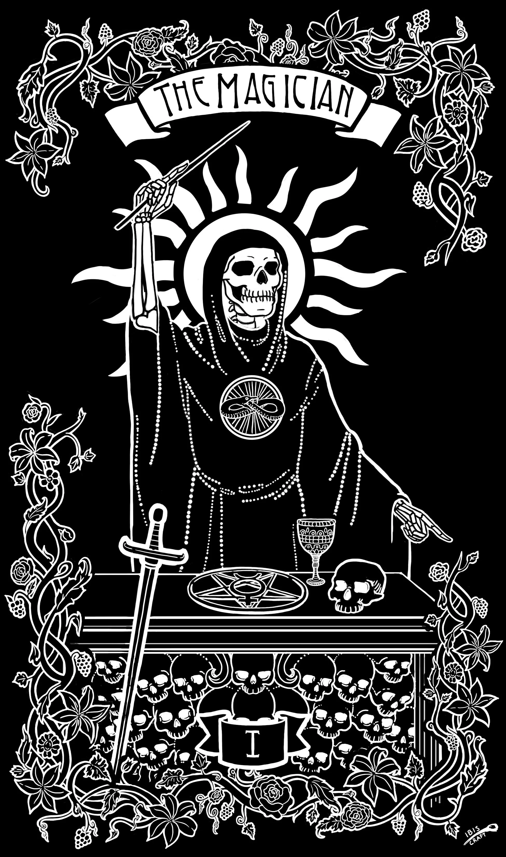 The Magician - Digital Art - 11x17