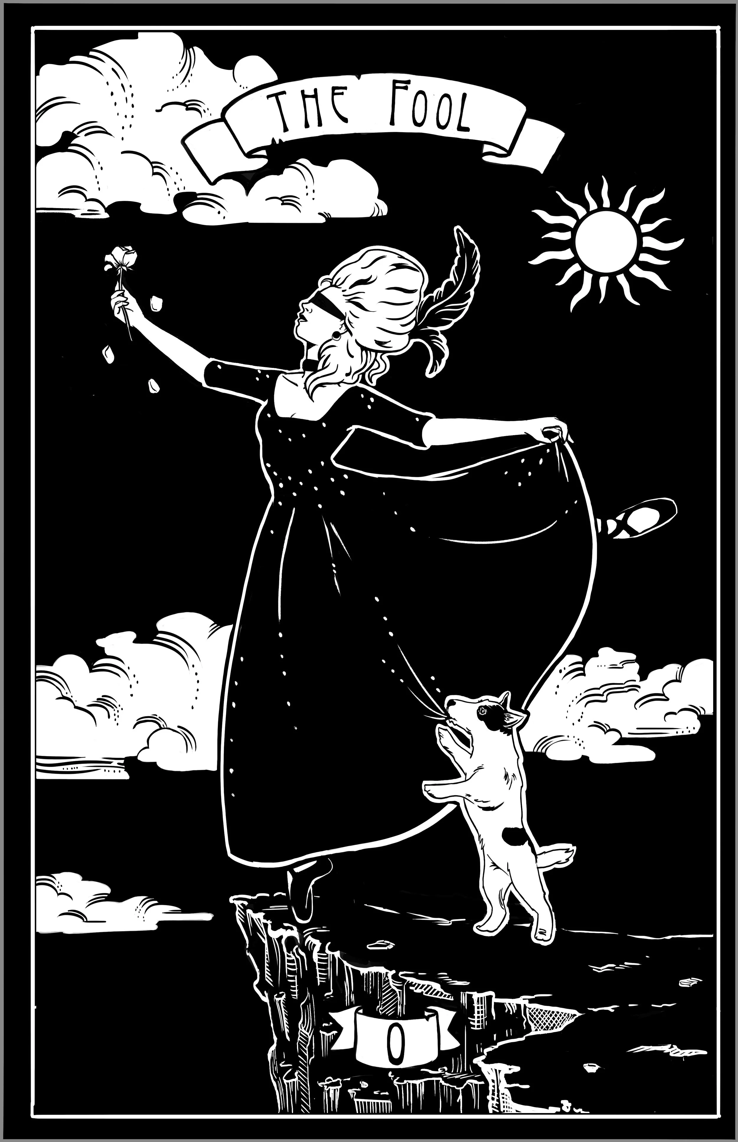 The Fool - Digital Art 11x17