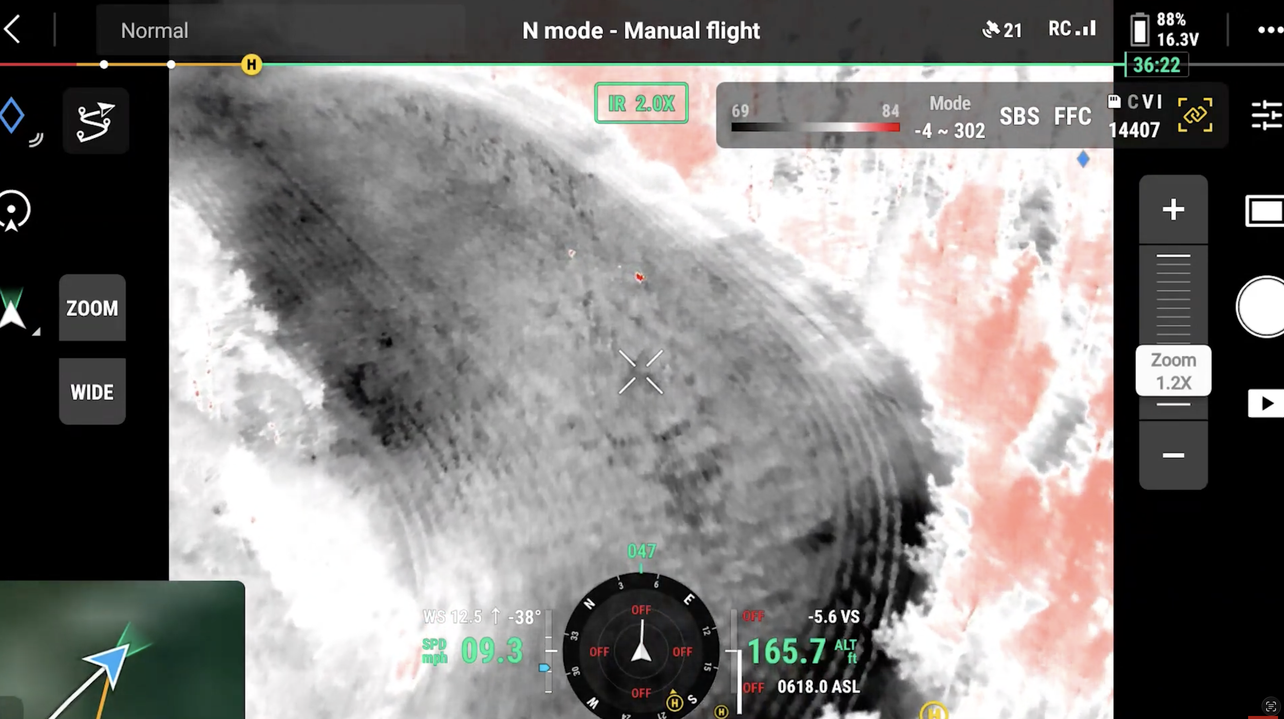 Thermal Drone Recovery