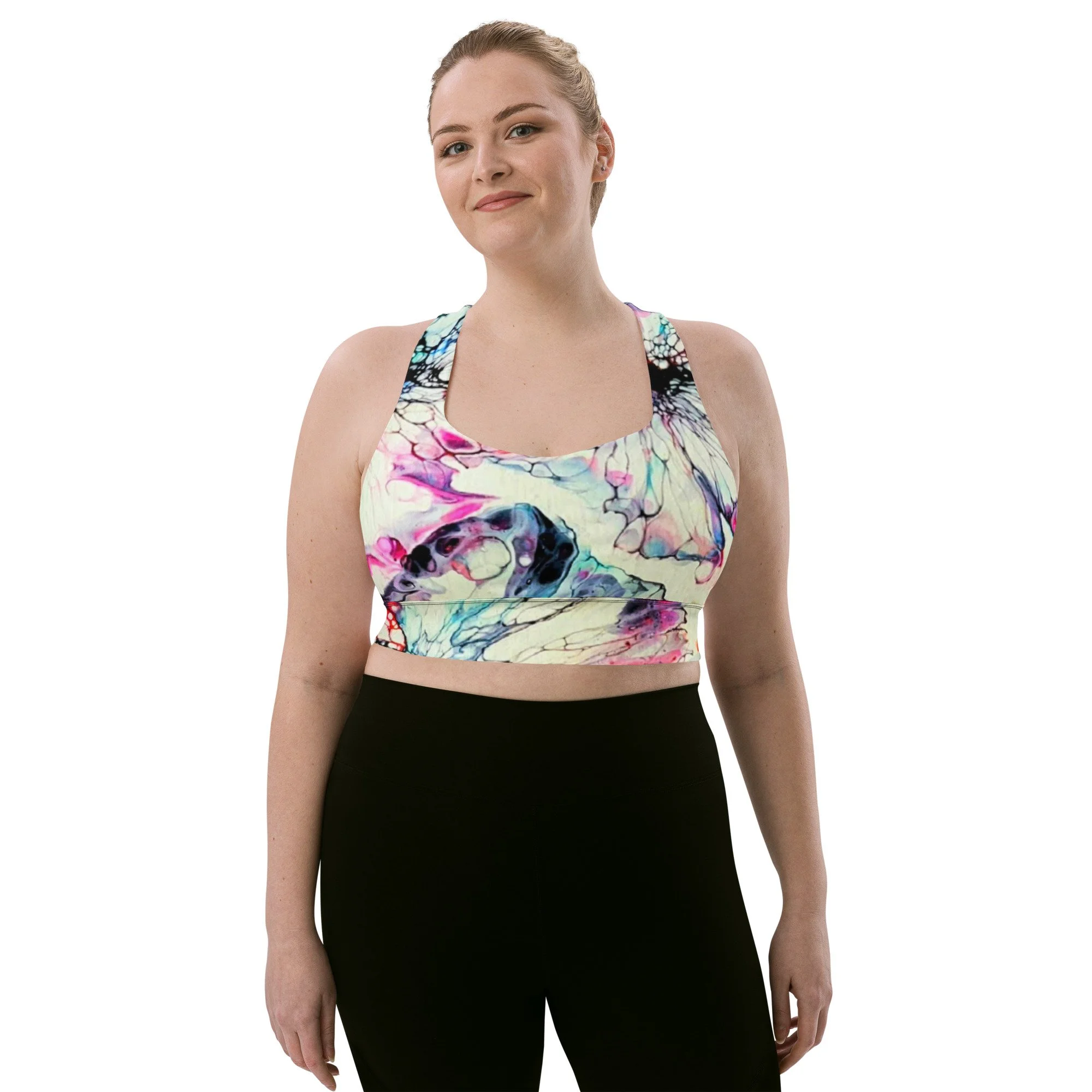 Recycled Longline Sports Bra