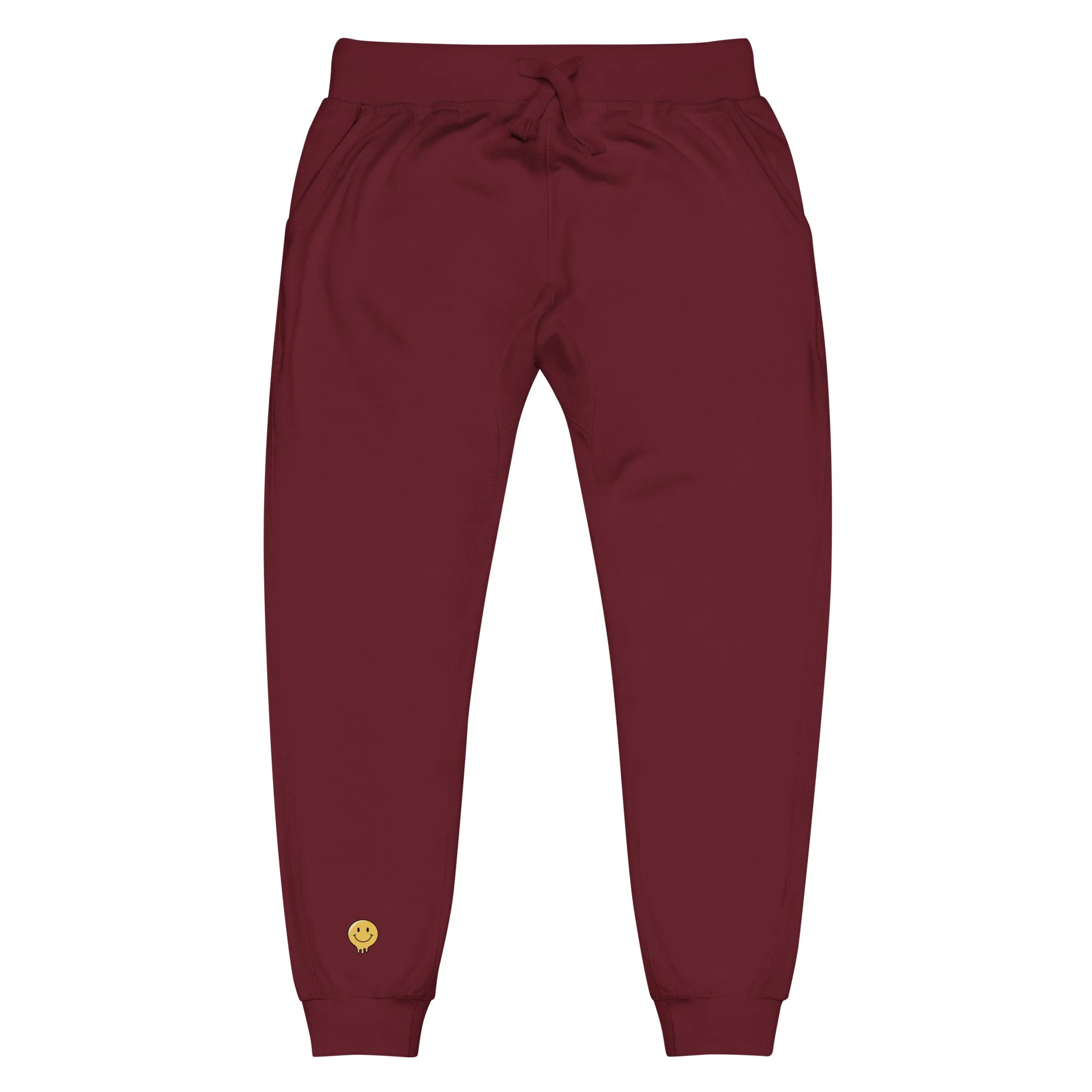 unisex-fleece-sweatpants-maroon-front-69e139515a9e5.jpg