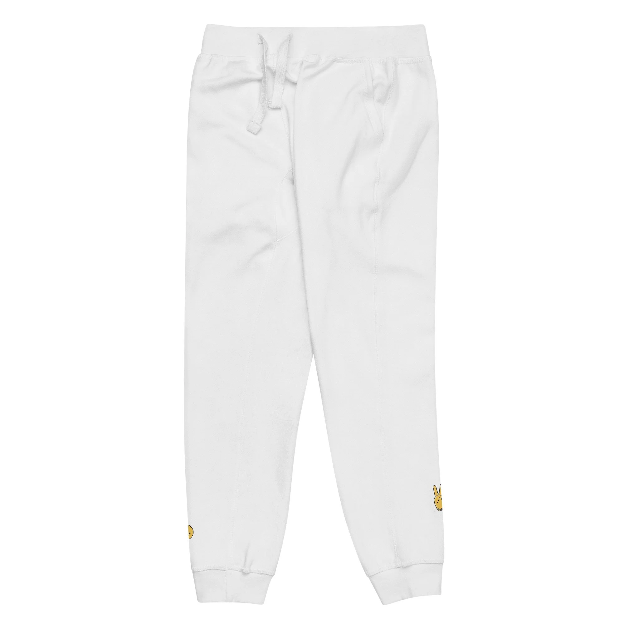 unisex-fleece-sweatpants-white-front-left-69e139515ce5e.jpg
