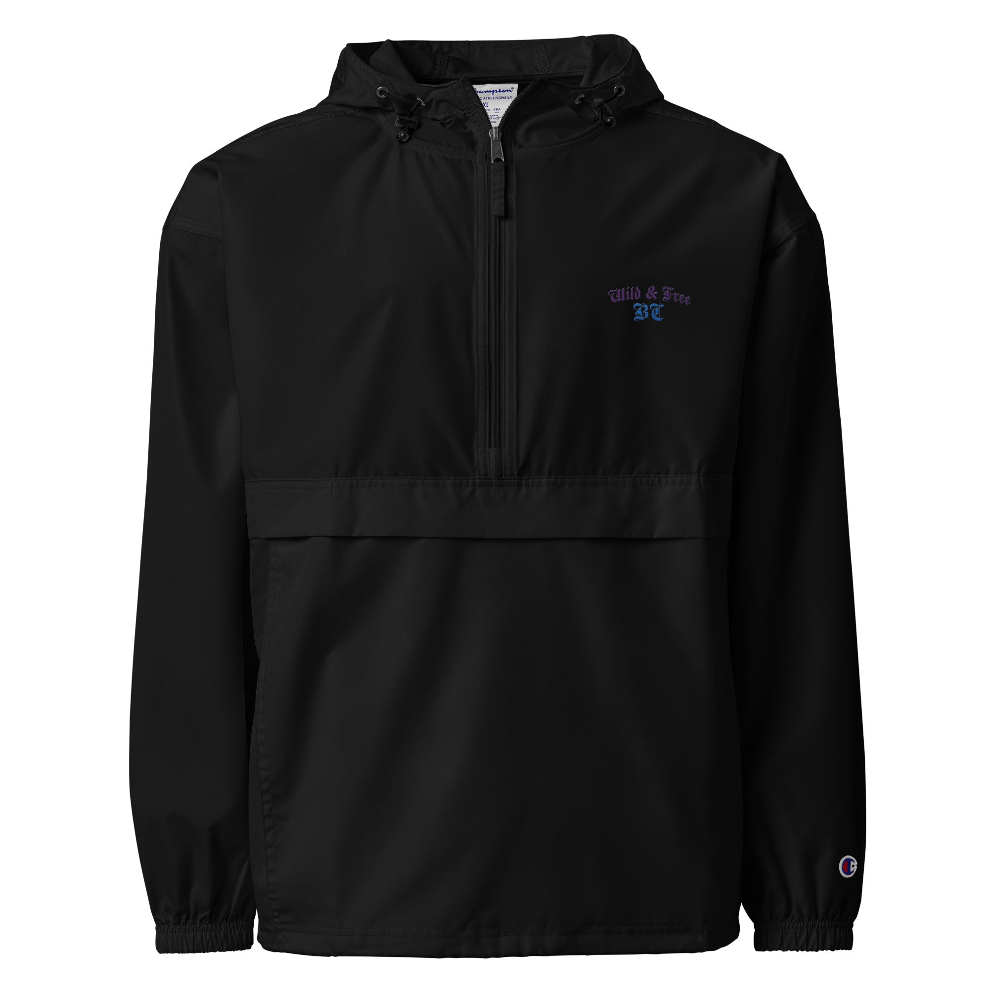 unisex-champion-packable-anorak-black-front-69e68f1b7230e.jpg