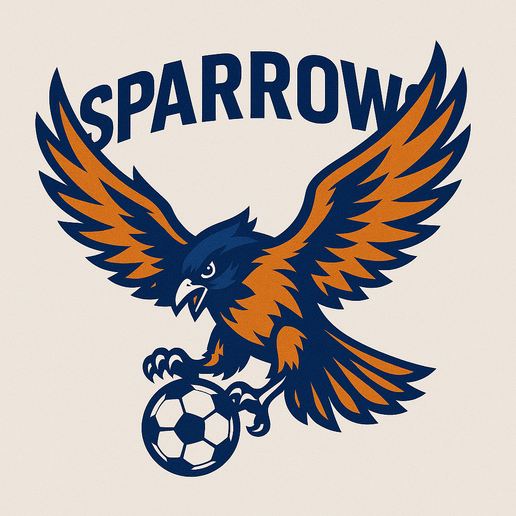 Taking another approach, this sparrow is a bit more fearsome. It doesn't present as well on a hat nor on apparel. 