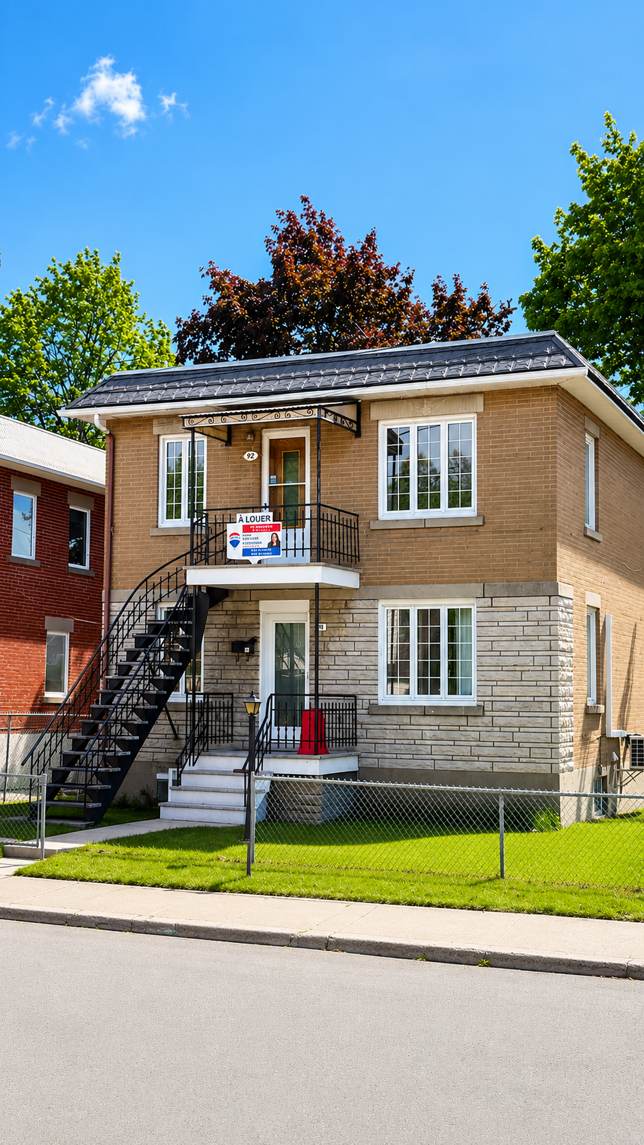 41/2 - 1 450$ par mois, Pont-Viau,
92 Rue Cousineau Laval. MLS 18597310