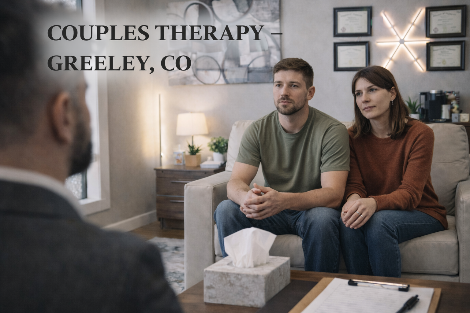 Couples counseling session in Greeley, Colorado at Catalyst Behavioral Interventions