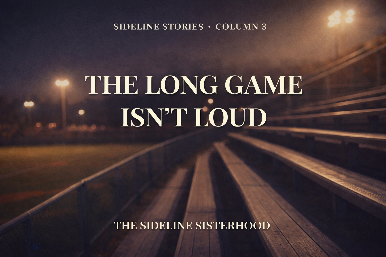 The Long Game Isn’t Loud