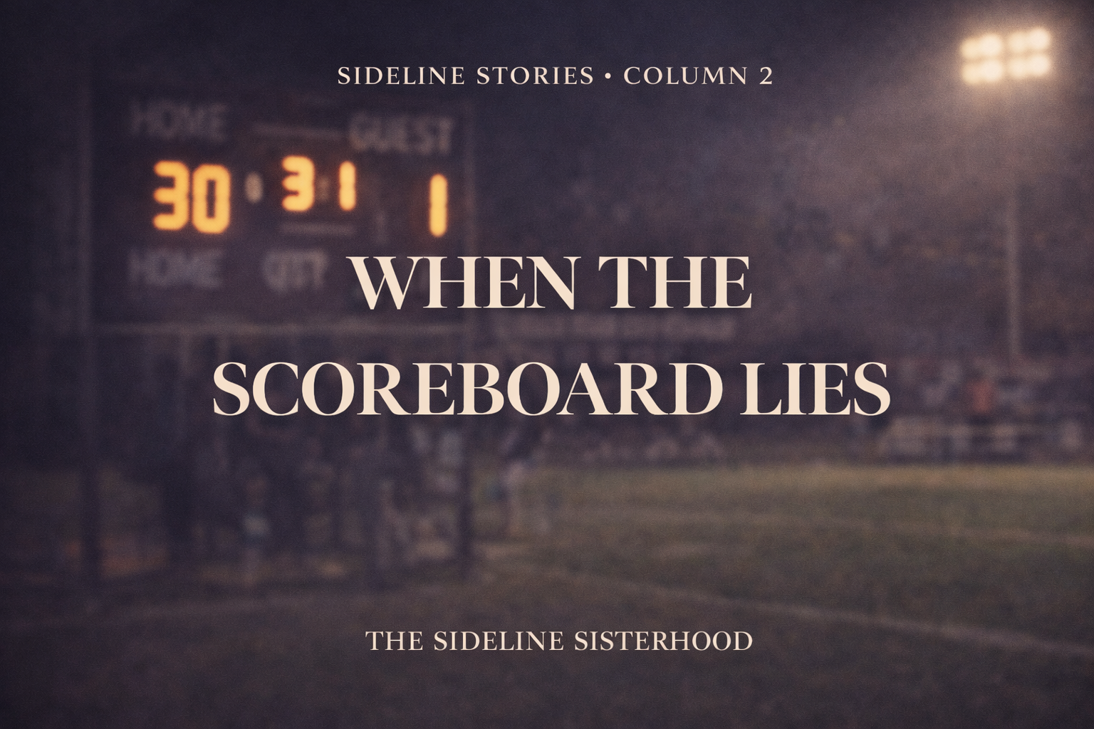 When the Scoreboard Lies