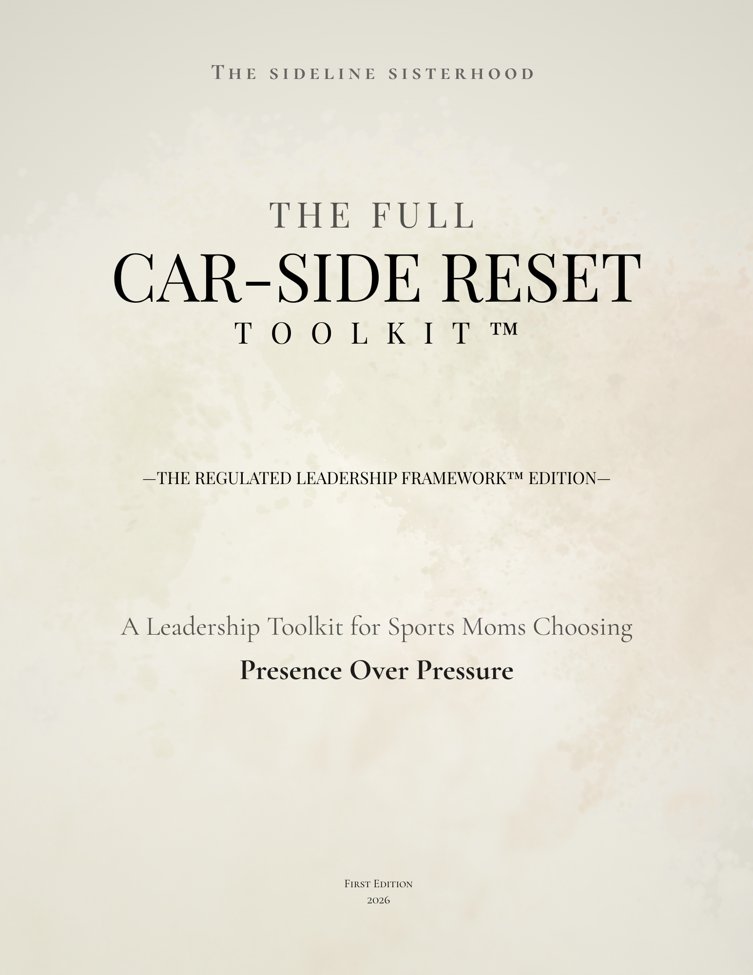 The Car-Side Reset™: A Post-Game Guide for Sports Moms